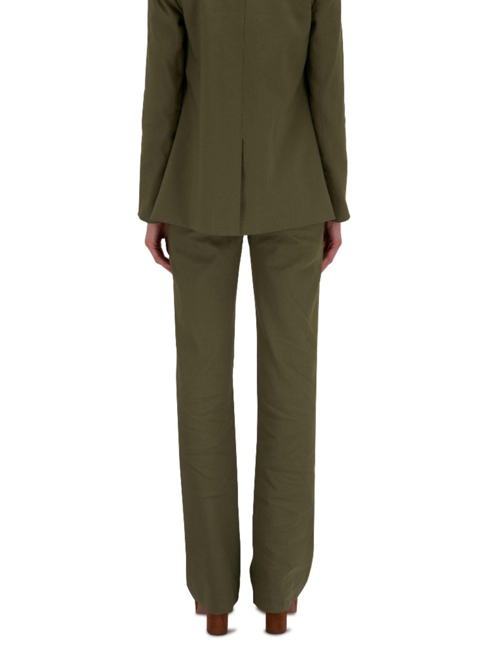 Veronica Beard - Noda Bright Army Linen Pant - size 00 - NWT - Picture 2 of 5